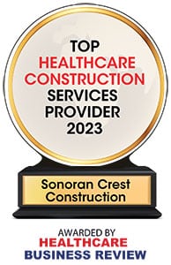 Healthcare Business Review Award - TOP Healthcare Construction Services Provider 2023